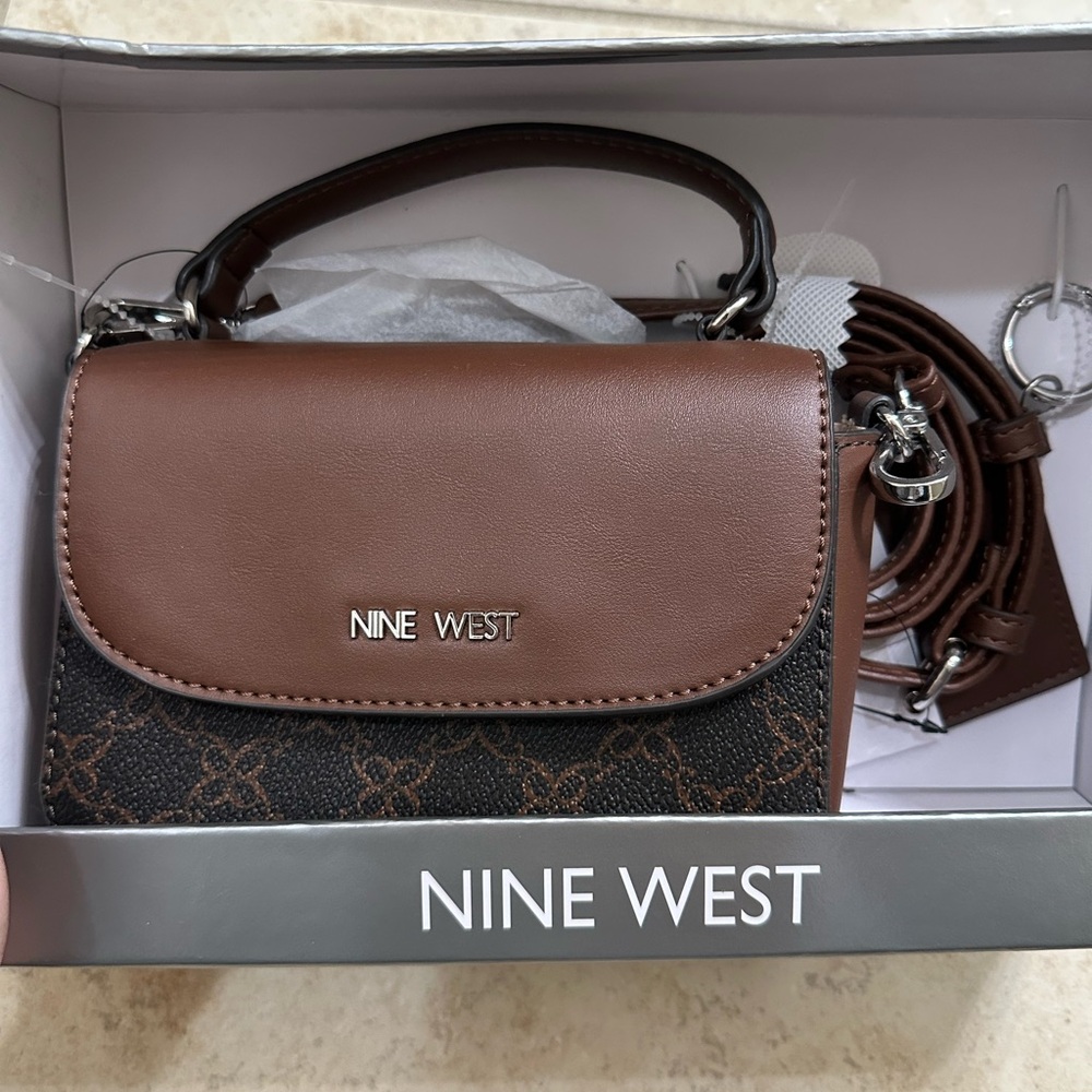 Nine West Brown and Black Women's Bag